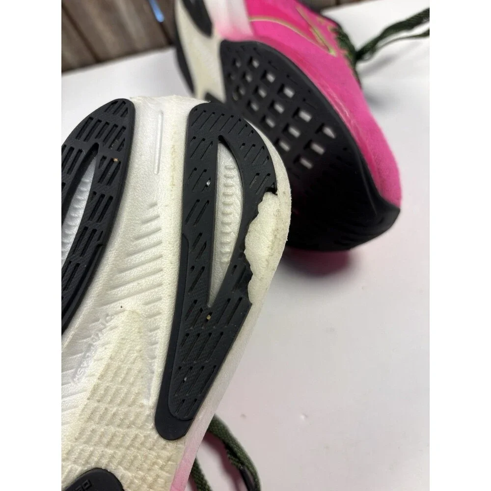 Brooks Hyperion Womens Running Shoes Pink Lime Green 1203961B661 Size 9 B